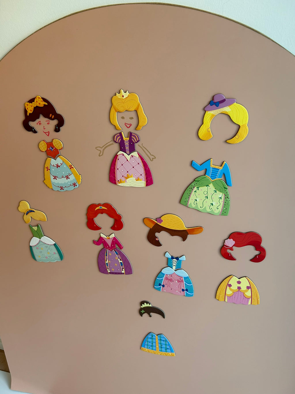 22stk Prinsessekostume magneter