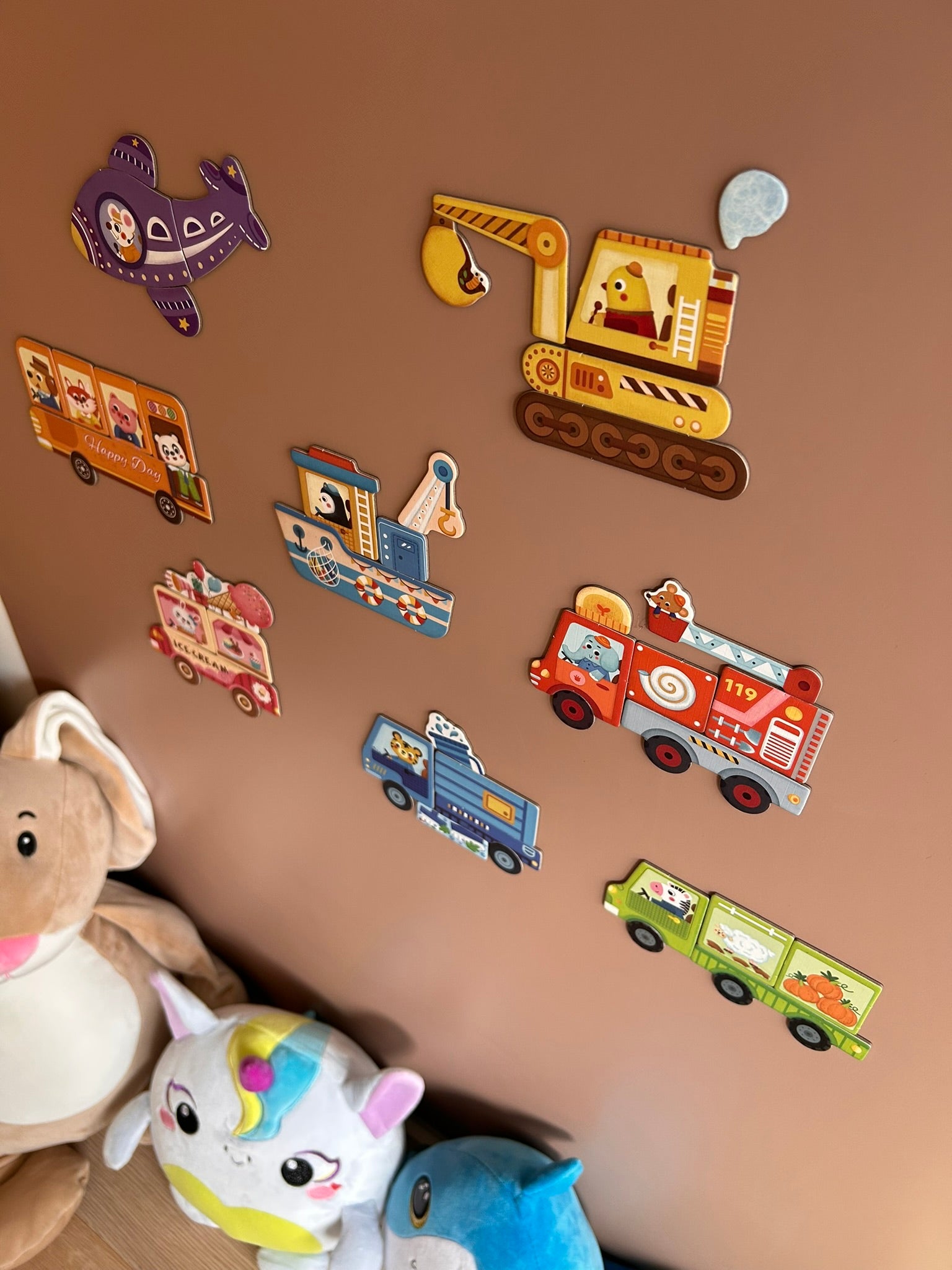 47stk Trafikmagneter