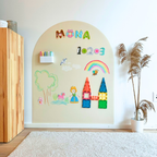 Flytbar Magnetisk Kridttavle (76x95cm)