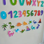 Dinosaur Tal- & Bogstavsmagneter (49pcs)