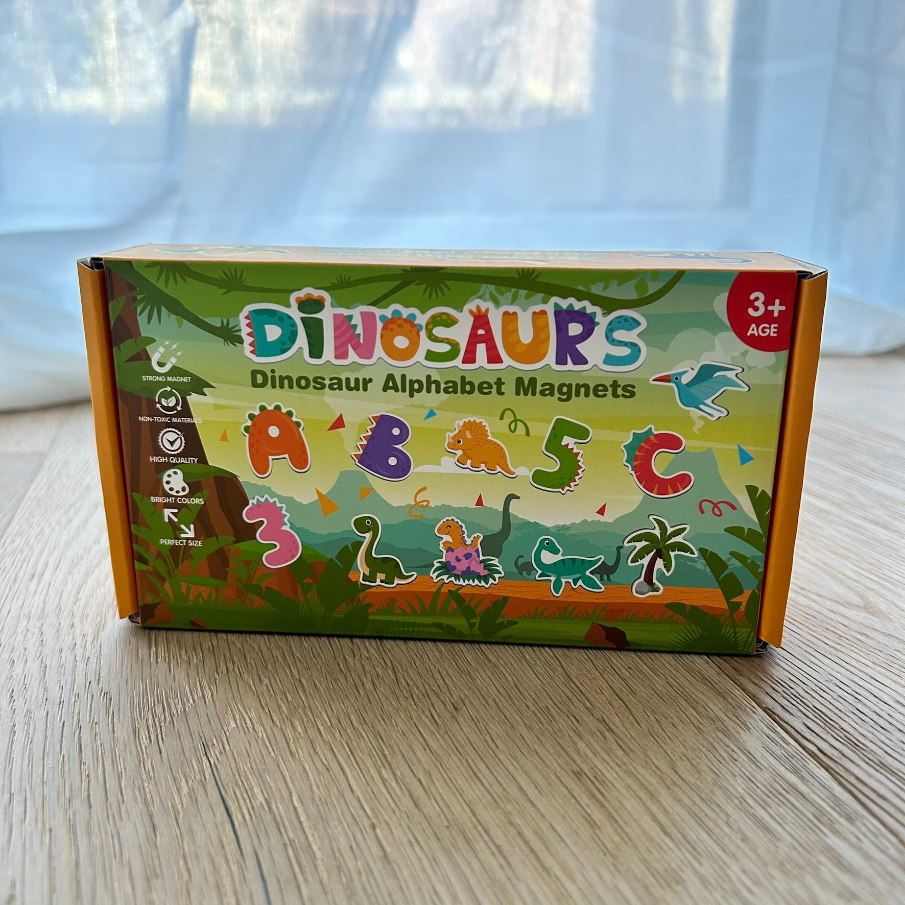 Dinosaur Tal- & Bogstavsmagneter (49pcs)