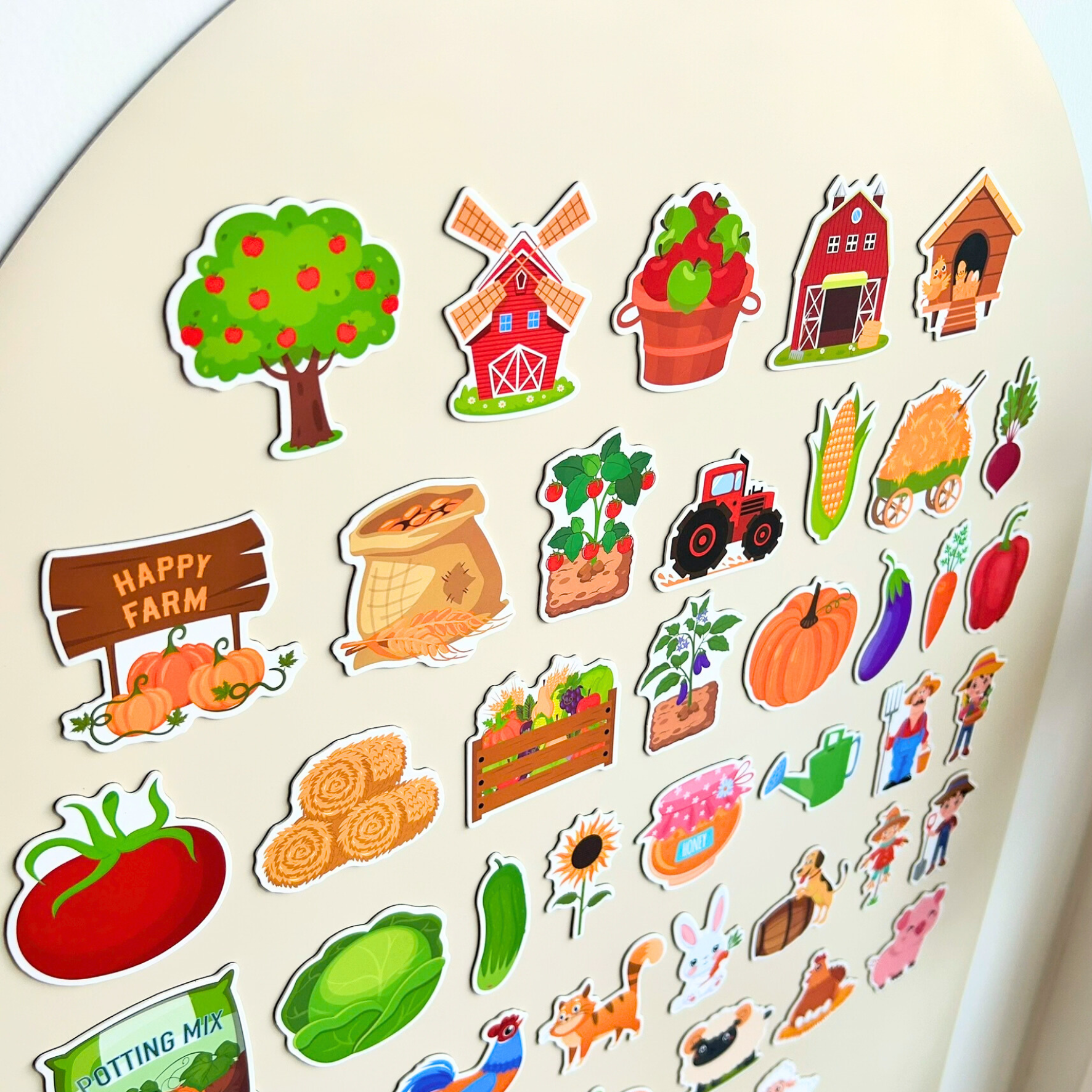 Bondegårds Magneter (48 stk)