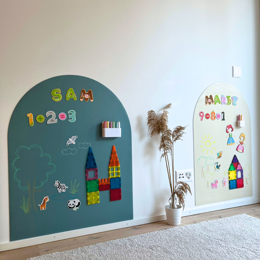 Flytbar Magnetisk Kridttavle (60x95cm)