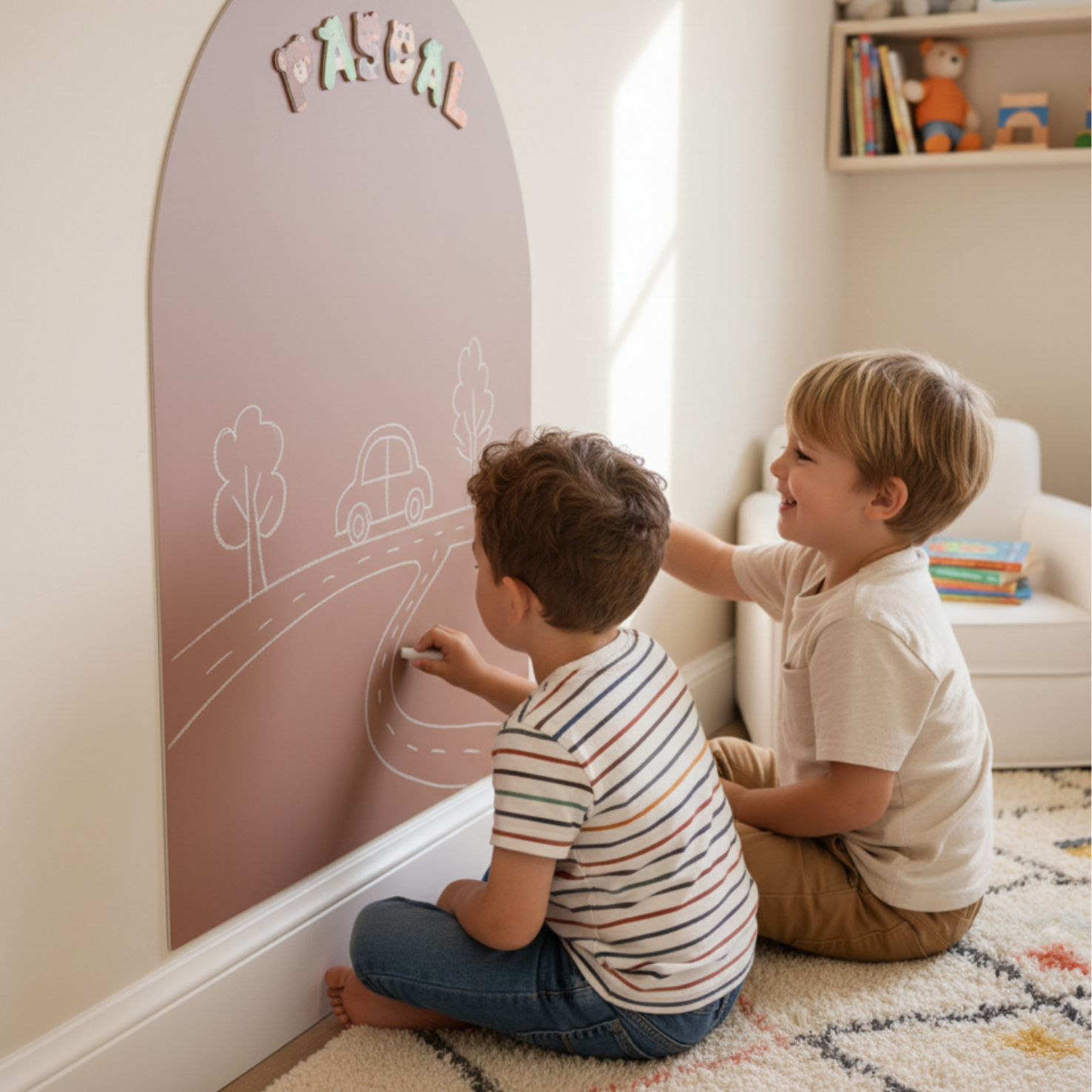 Magnetisk Kridttavle (60x95cm)